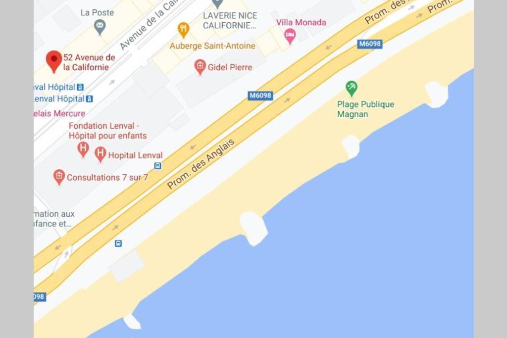 Studio Climatise, 50 M De La Prom, Wifi Nice Dış mekan fotoğraf